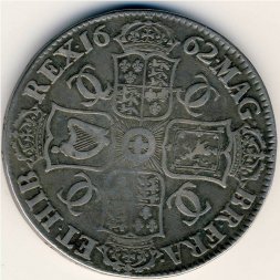 Великобритания 1 крона 1662 год