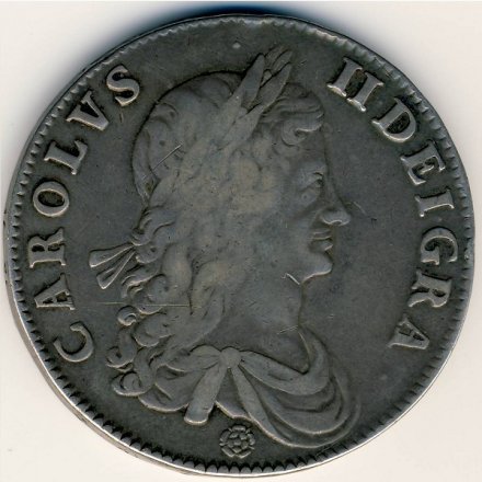 Великобритания 1 крона 1662 год