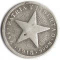 Куба 10 сентаво 1915 год
