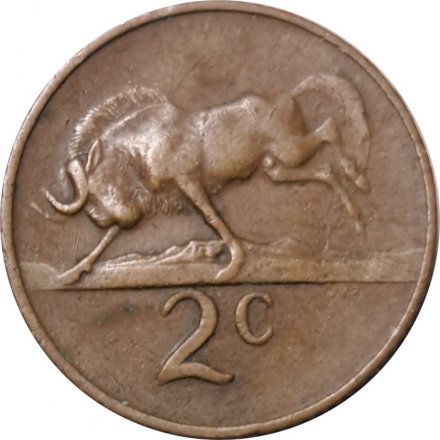 ЮАР 2 цента 1966 год (SUID-AFRIKA)