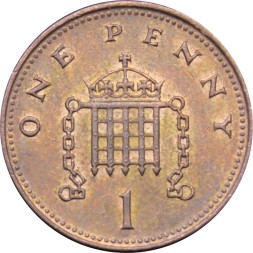 Великобритания 1 пенни 2002 год - Герса