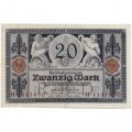 Германия 20 марок 1915 год - XF