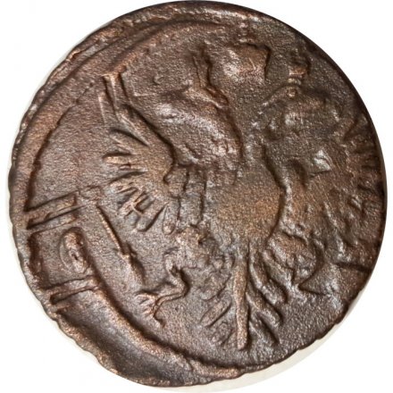 Полушка 1734 год Анна Иоанновна (1730 - 1740) - VF+