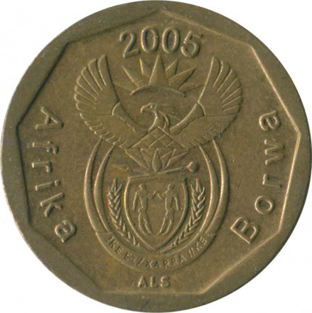 ЮАР 10 центов 2005 год