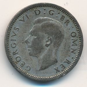 Великобритания 6 пенсов 1941 год