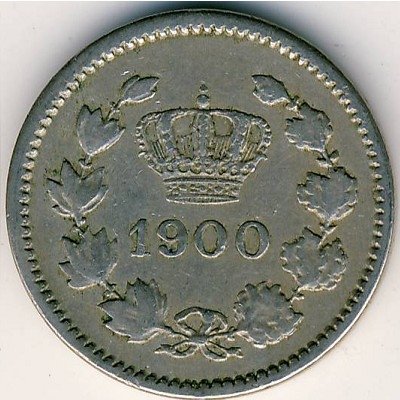 Румыния 10 бани 1900 год
