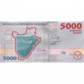 Бурунди 5000 франков 2022 год - Танцоры с барабанами UNC