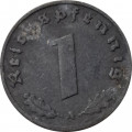 Третий Рейх 1 рейхспфенниг 1940 год (A, цинк)