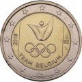 Бельгия 2 евро 2016 год - Олимпийские игры