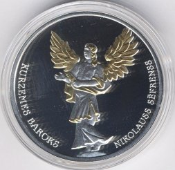 Латвия 5 евро 2014 год - Курляндское барокко