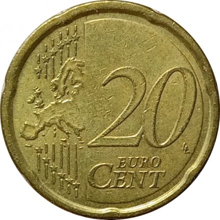 Италия 20 евроцентов 2009 год - Скульптура