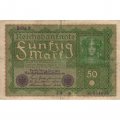 Германия 50 марок 1919 год - F