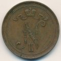 Финляндия 10 пенни 1908 год