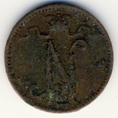 Финляндия 1 пенни 1906 год
