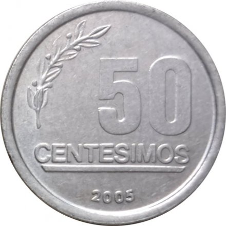 Уругвай 50 сентесимо 2005 год - Хосе Артигас