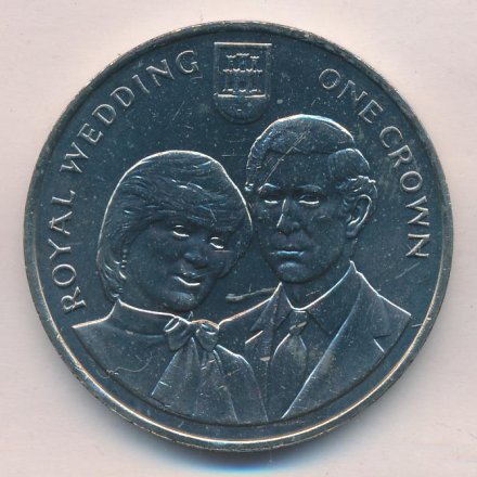 Гибралтар 1 крона 1981 год