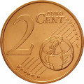 Финляндия 2 евроцента 2005 год - Герб Финляндии UNC