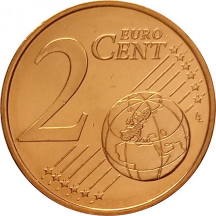 Финляндия 2 евроцента 2005 год - Герб Финляндии UNC