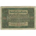 Веймарская республика 10 марок 1920 год - VG