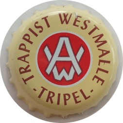 Пивная пробка Бельгия - AW Trappist Westmalle Tripel (бежевая)