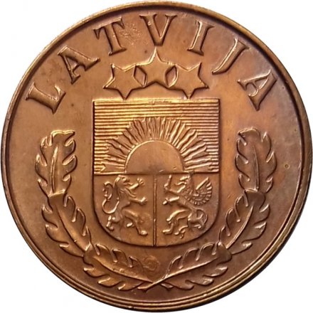 Латвия 1 сантим 1939 год