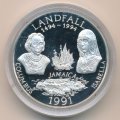 Ямайка 25 долларов 1991 год