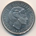 Дания 5 крон 1975 год - Королева Маргрете II