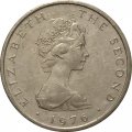 Остров Мэн 10 пенсов 1976 год (Отметка МД только на аверсе)