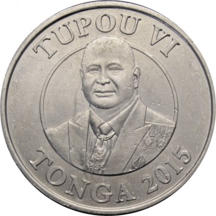 Тонга 50 сенити 2015 год - Тупоу VI