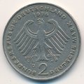 ФРГ 2 марки 1976 год