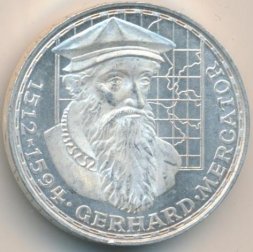 ФРГ 5 марок 1969 год - Герард Меркатор (F)