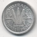 Австралия 3 пенса 1951 год (PL)