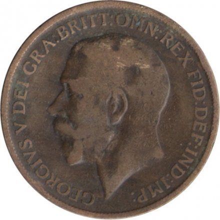 Великобритания 1 пенни 1911 год