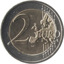 Монета Кипр 2 евро 2013 год - Помосский идол