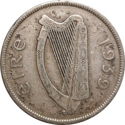 Ирландия 1/2 кроны 1939 год