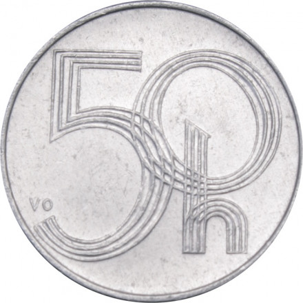 Чехия 50 геллеров 1997 год