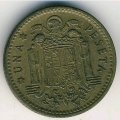 Испания 1 песета 1953 год