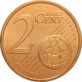 Франция 2 евроцента 2005 год UNC