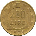 Италия 200 лир 1978 год