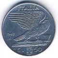 Италия 50 чентезимо 1942 год - Виктор Эммануил III