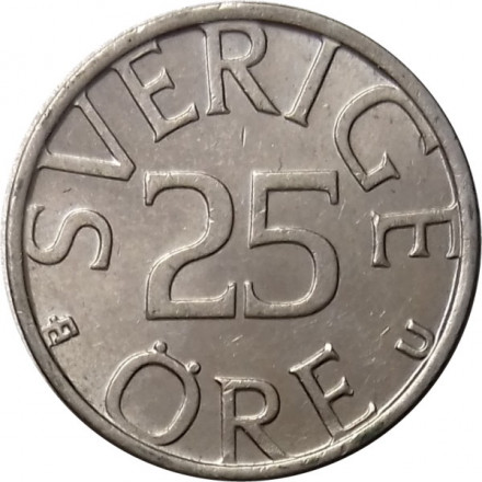 Швеция 25 эре 1979 год