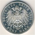 Бавария 5 марок 1911 год