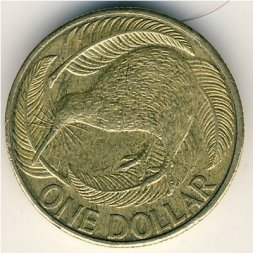 Новая Зеландия 1 доллар 2000 год - Птица киви