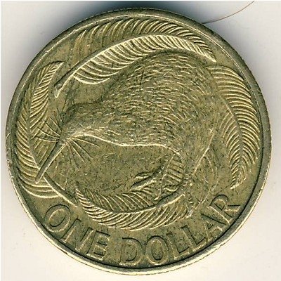 Новая Зеландия 1 доллар 2000 год - Птица киви