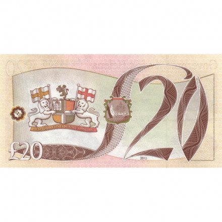Остров Святой Елены 20 фунтов 2012 год - Елизавета II - UNC