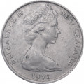 Новая Зеландия 10 центов 1973 год - Маска Маори