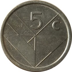 Аруба 5 центов 2016 год