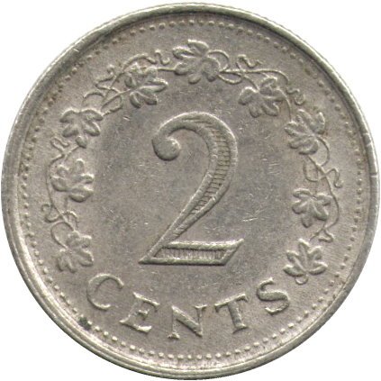Мальта 2 цента 1977 год - Пентесилея