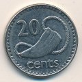 Фиджи 20 центов 1997 год