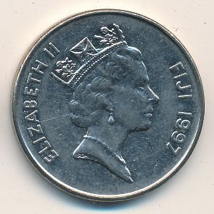 Фиджи 20 центов 1997 год